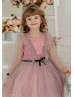 Sweet Polka Dot Flower Girl Dress Family Picture Dress